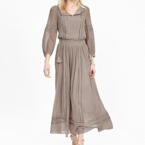 NWT Banana Republic HERITAGE Peasant Maxi Dress